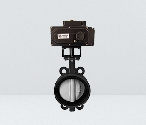 精巧型电动执行器+对夹蝶阀